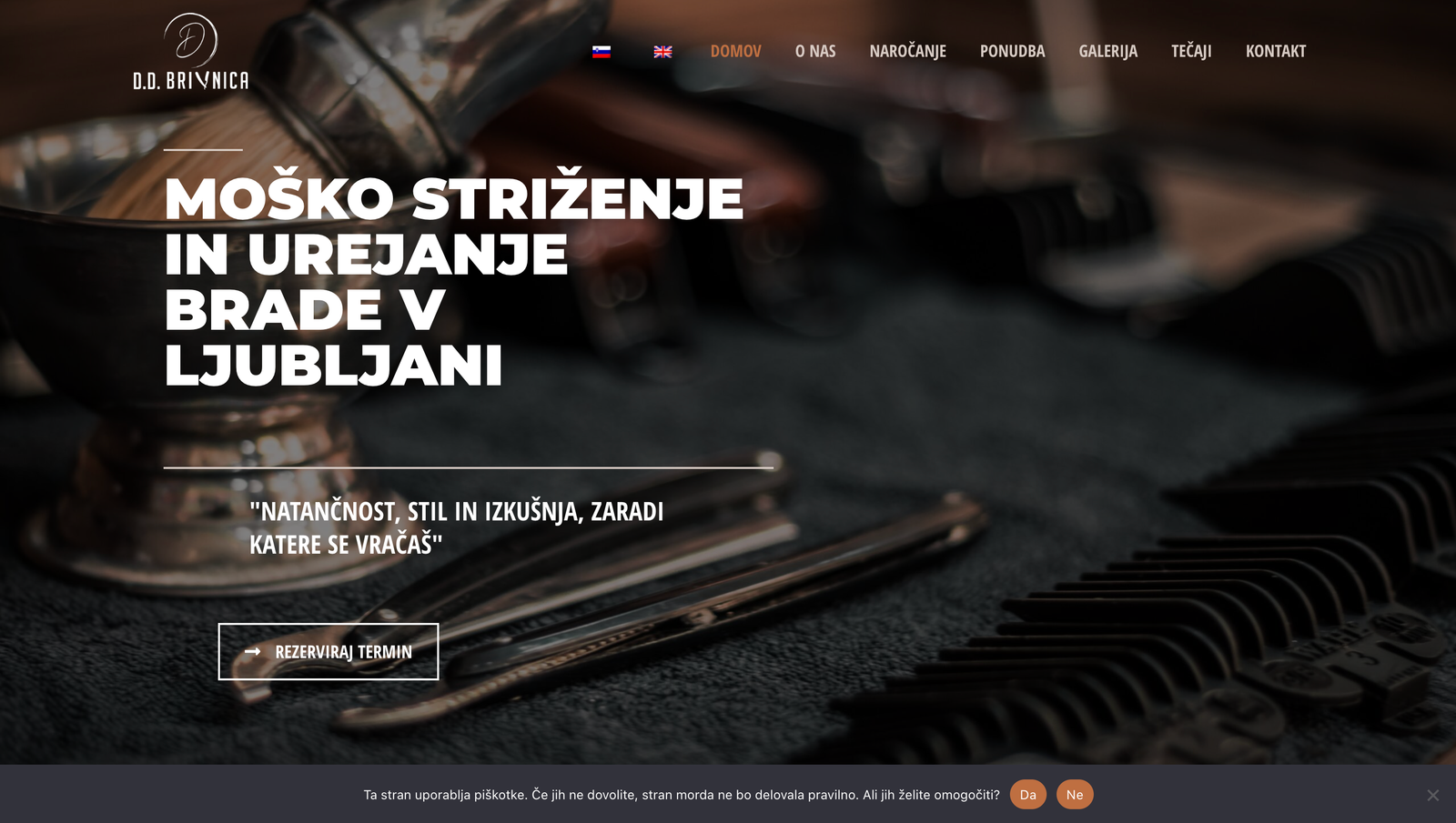 Izdelava spletne strani za D.D. Brivnico